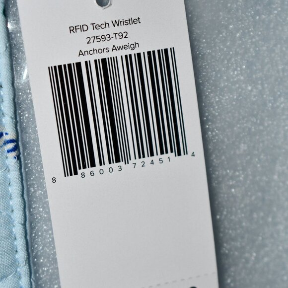 Vera Bradley Cotton Tech Wristlet in Anchors Aweigh #27593-T92 NWT Details: Cott - Picture 4 of 5